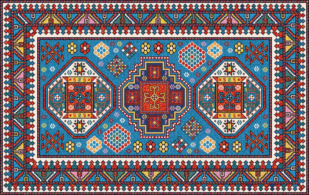 Kazak - słynny dywan z Kazachstanu